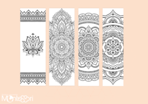 Mandala Bookmarks to Colour