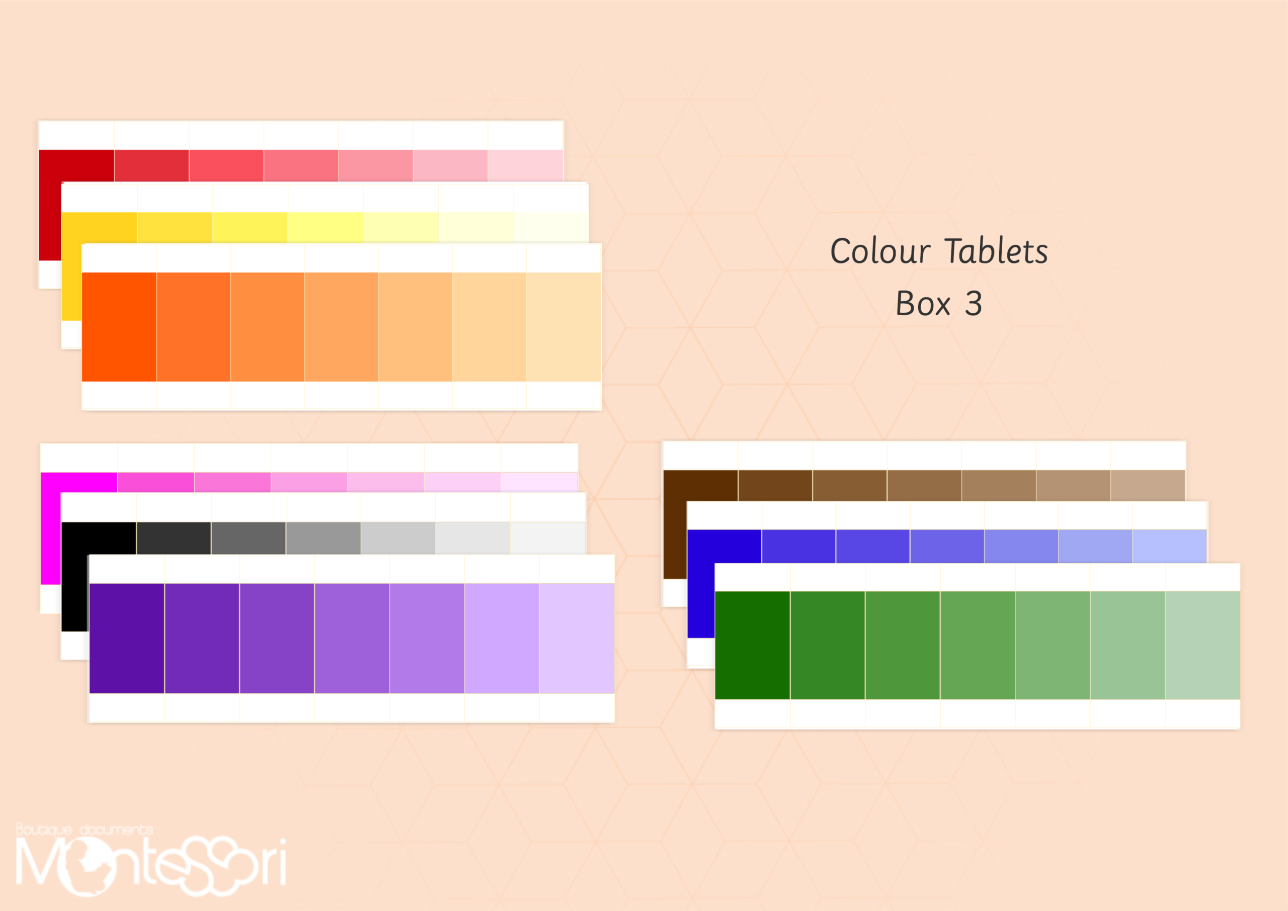 Colour Tablets – Box 3