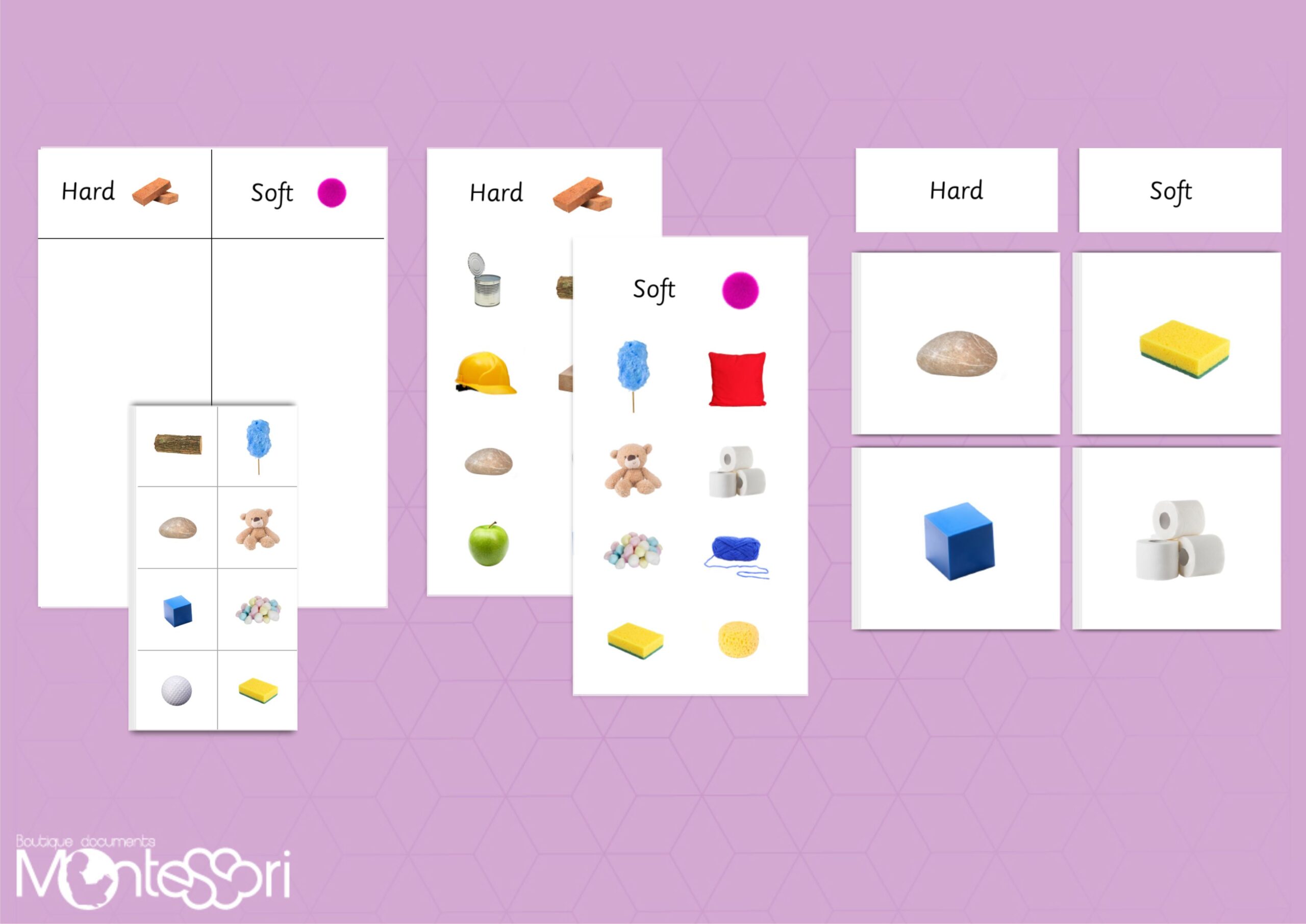 Hard & Soft Sorting Cards