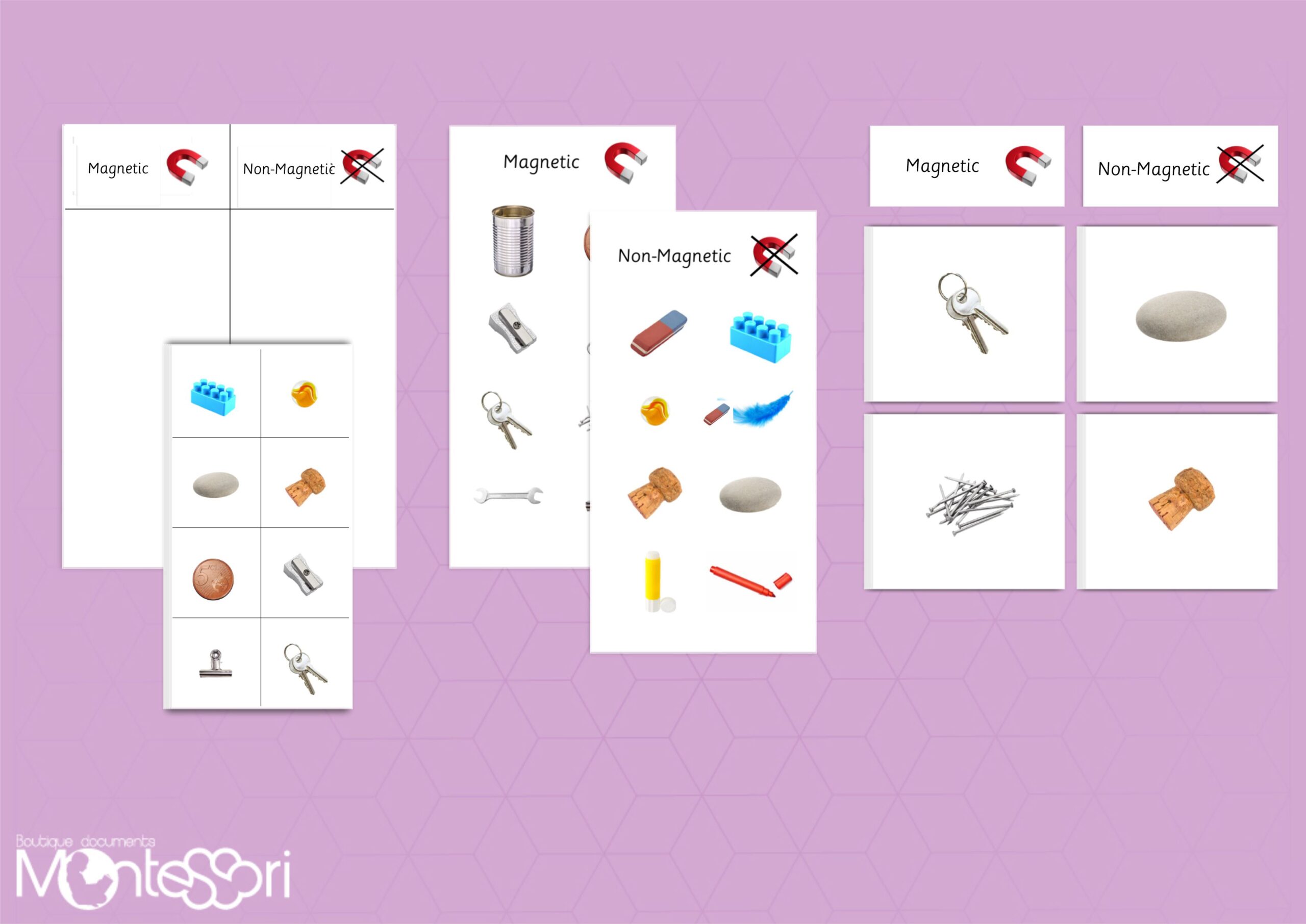 Magnetic & Non-Magnetic Sorting Cards
